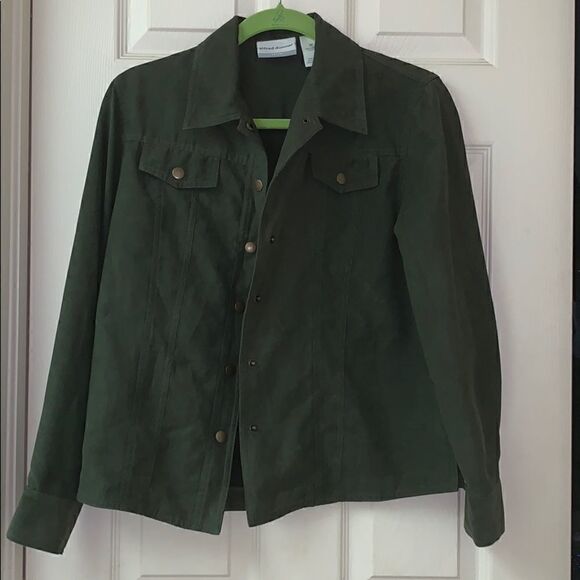 Alfred dunner 8p green jacket - Picture 1 of 8